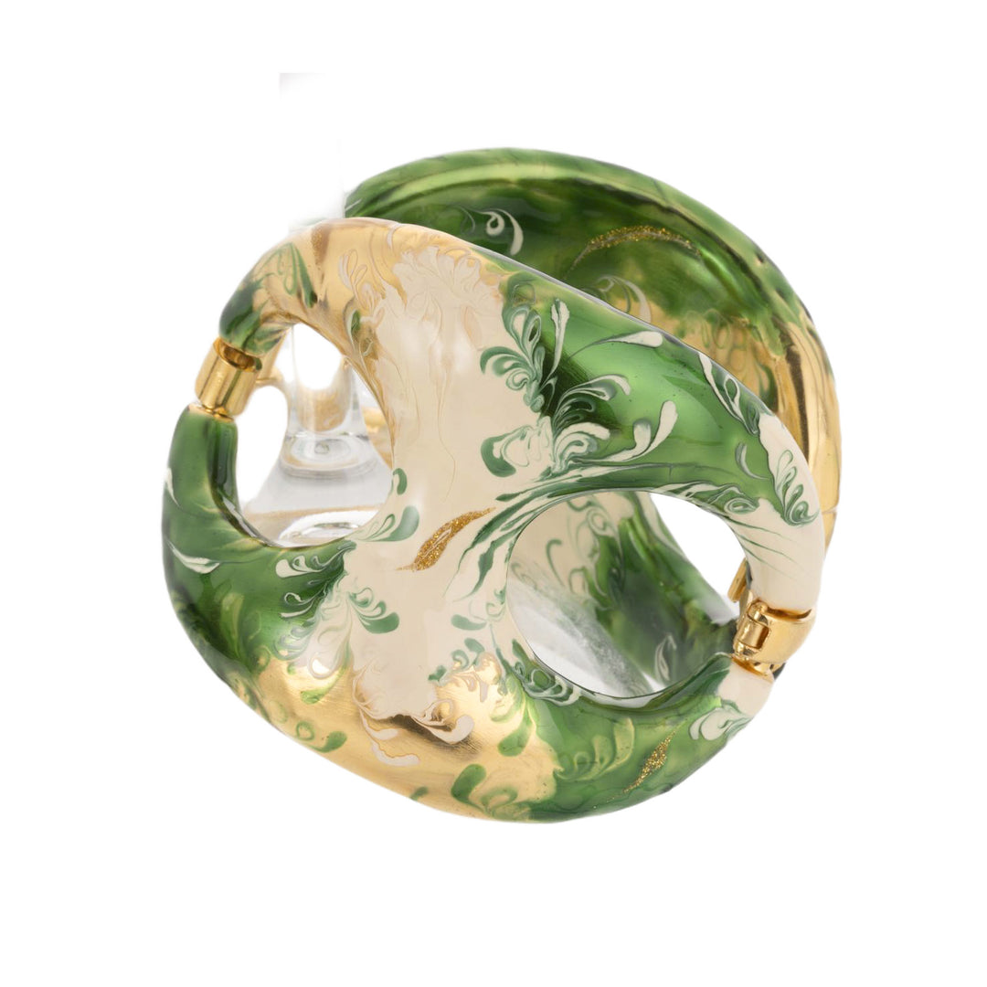 Federica Rossi Sea Collection Bronze Bronze Bronze Bronze Bronze Gold Gold Finish 18kt Green Language and Cream fr.br.24