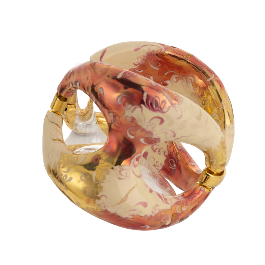 Federica Rossi Sea Collection Bronze Bronze Bronze Bronze Bronze Gold Gold Finish 18kt Rosa neglelak og fløde fr.br.25