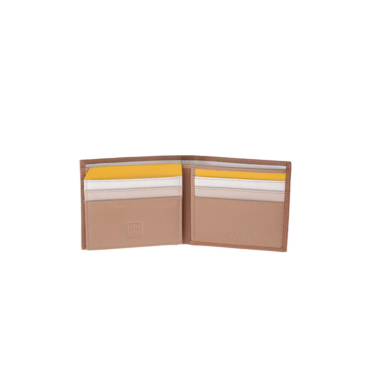 DUDU Small RFID Men's Wallet In Multicolor Leather Card Card Card