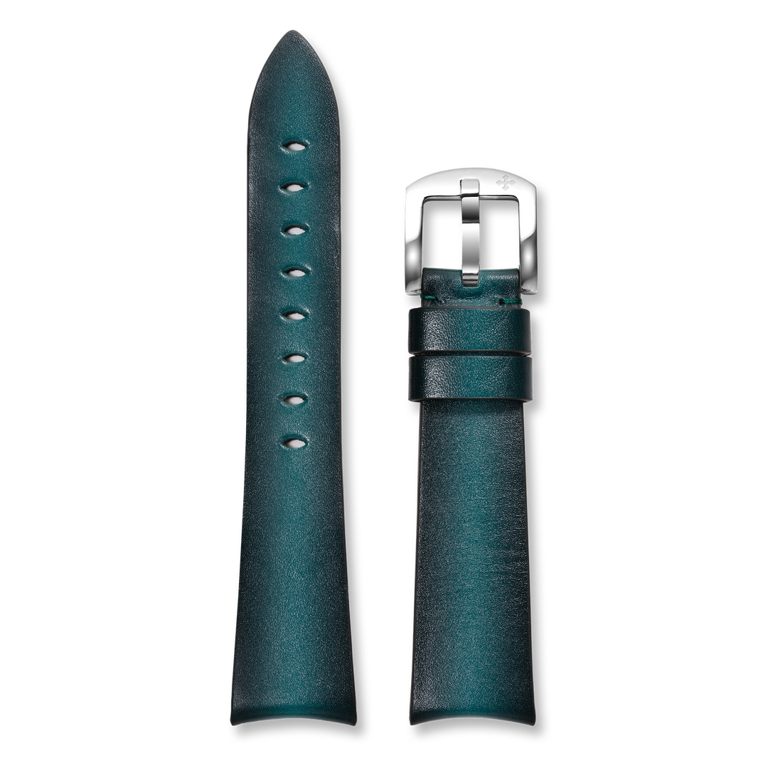 Venezianico Green Fumè Leather Strap 20mm