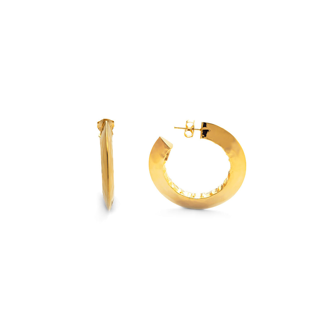 Giovanni Raspini Blade Small earrings in gold-plated silver 11785