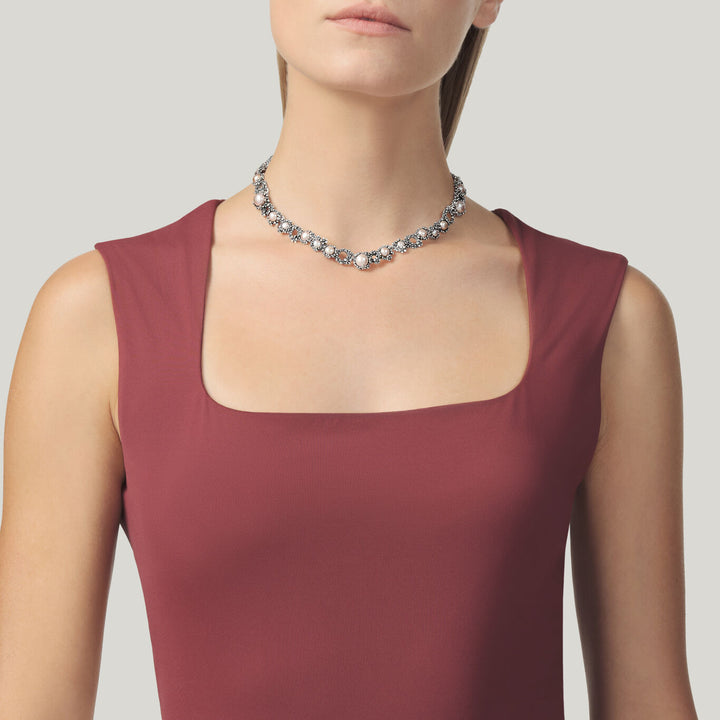 Giovanni Raspini Small Blossom Necklace silver 12486