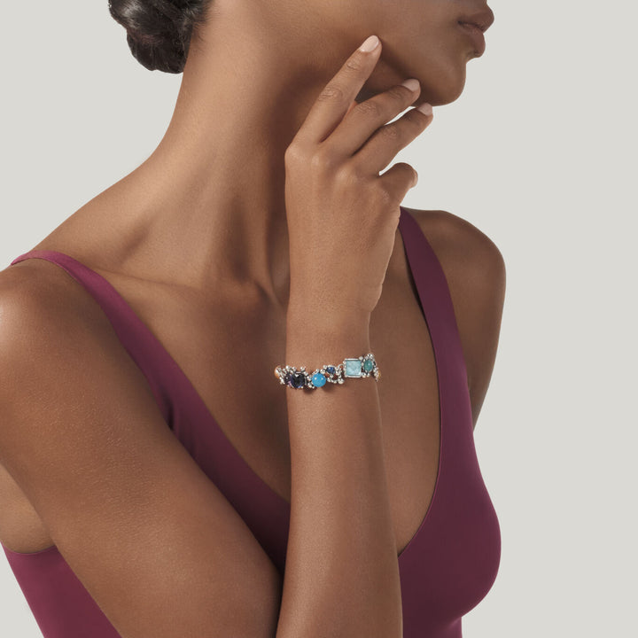 Giovanni Raspini cocktailarmbånd Armbånd i 925 sølv, natursten, ædelstene og perler 12531