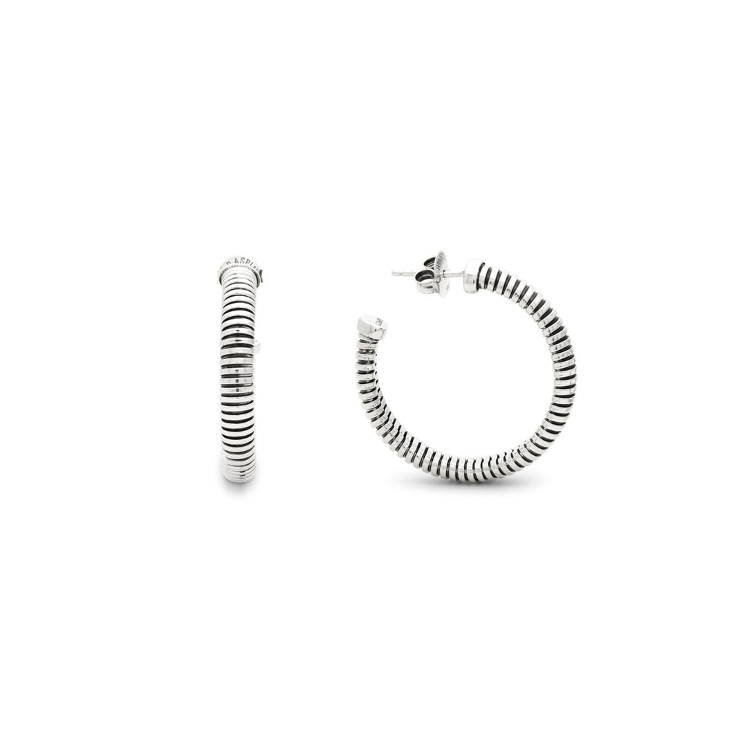 Giovanni Raspini stor cirkel tubigas örhängen Örhängen i 925 Silver 12534