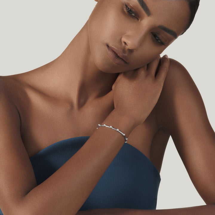 Giovanni Raspini satellite bracelet Bracelet in 925 silver and zircons 12553