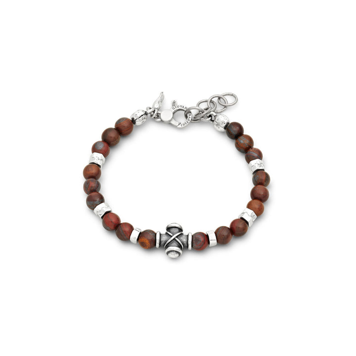 Giovanni Raspini Bullauge-Kreuzarmband aus 925er Silber und Bullauge-Armband 12571