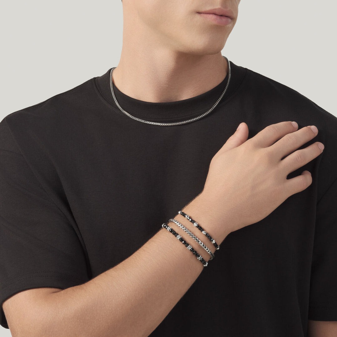 Giovanni Raspini square grumetta bracelet 925 Silver Bracelet 12582