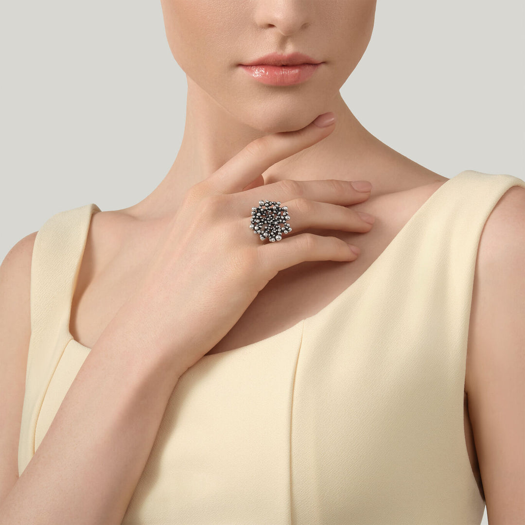 Giovanni Raspini perlage ring 925 sølv ring 12608