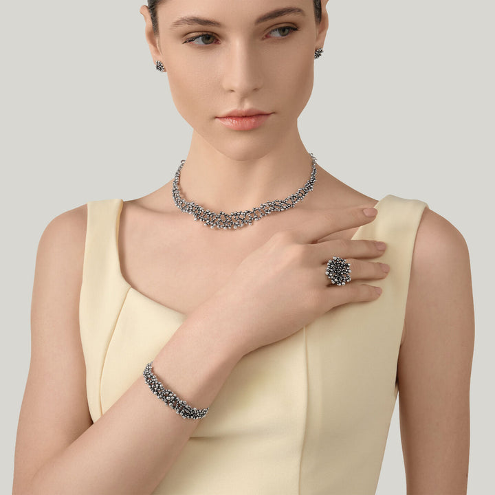 Giovanni Raspini perlage ring 925 sølv ring 12608