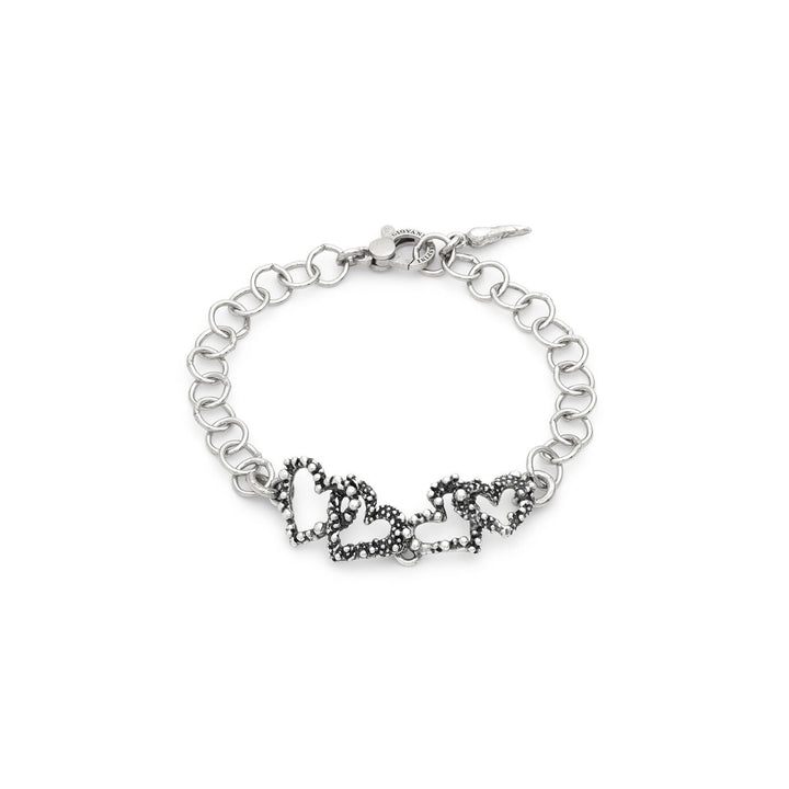 Giovanni Raspini små hjerter armbånd 925 Sølv Armbånd 12617