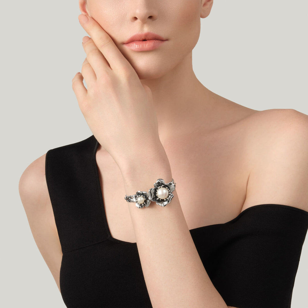 Giovanni Raspini Magnolienarmband 925 Silber Armband 12637