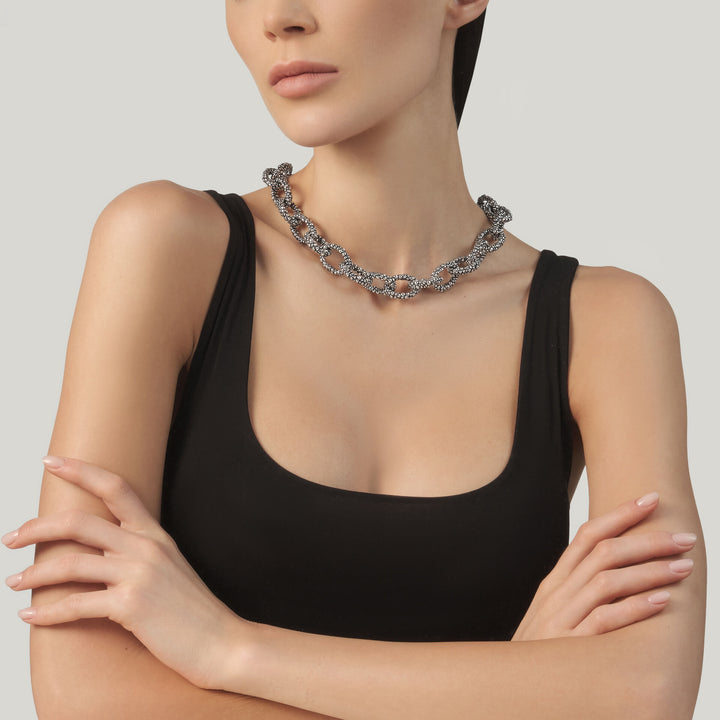 Giovanni Raspini Grand Perlage Halsband - 925 Silver Halsband - 12691
