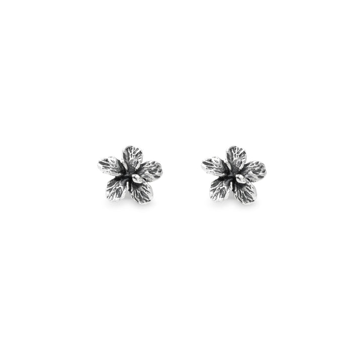 Giovanni Raspini Hibiscus Earrings - 925 Silver Earrings - 12699