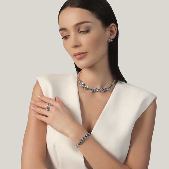 Giovanni Raspini Small Bukett Armband - 925 Silver Armband - 12702