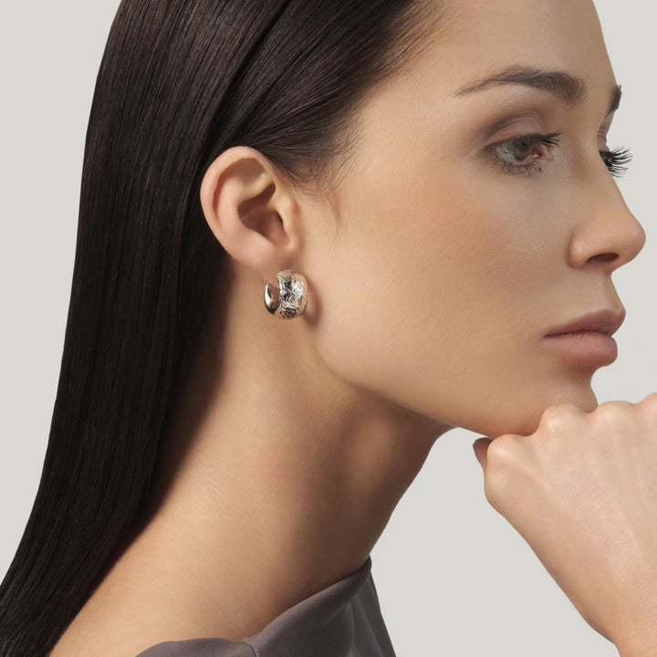 Giovanni Raspini Small Rock Ohrringe – Ohrringe aus 925er Silber – 12706