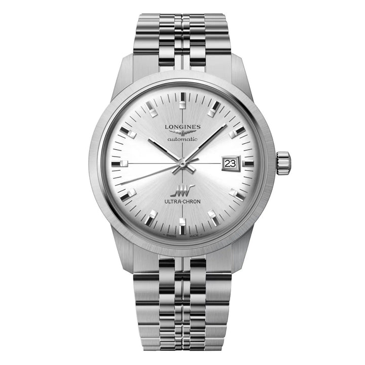 Longines ur Ultra-Chron Classic 37mm sølv automatisk stål L2.537.4.72.6