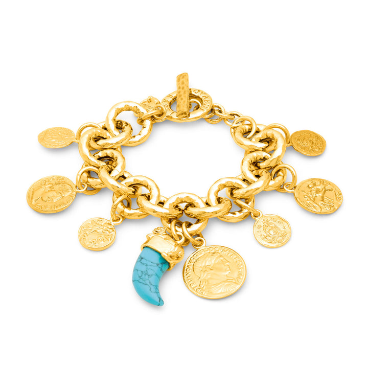 Giovanni Raspini Pueblo Coin Armband förgylld brons N0006