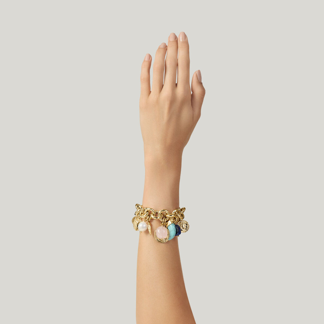 Giovanni Raspini Pueblo Mix bracelet gilded bronze N0007