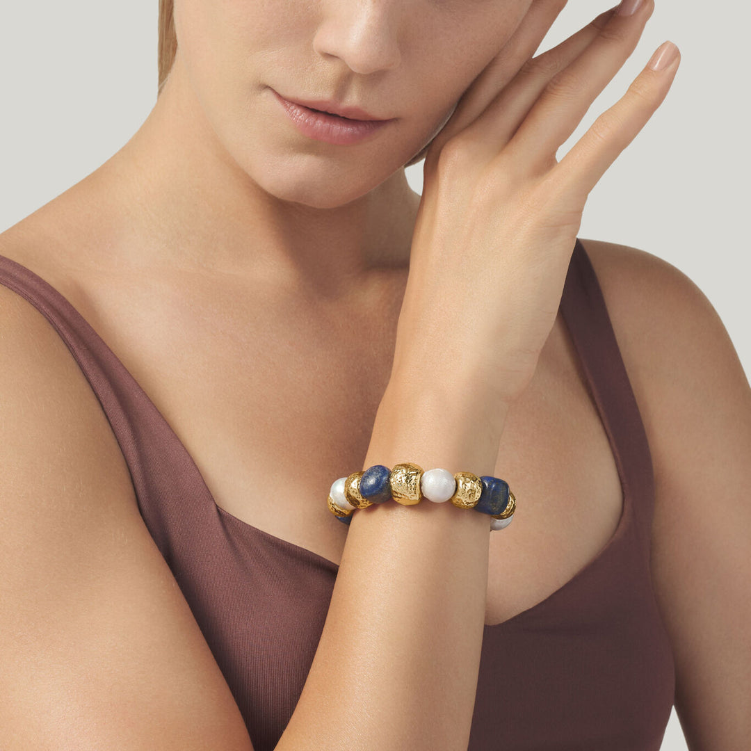 Giovanni Raspini Blue Nomad Armbånd Forgyldt Bronze N0031