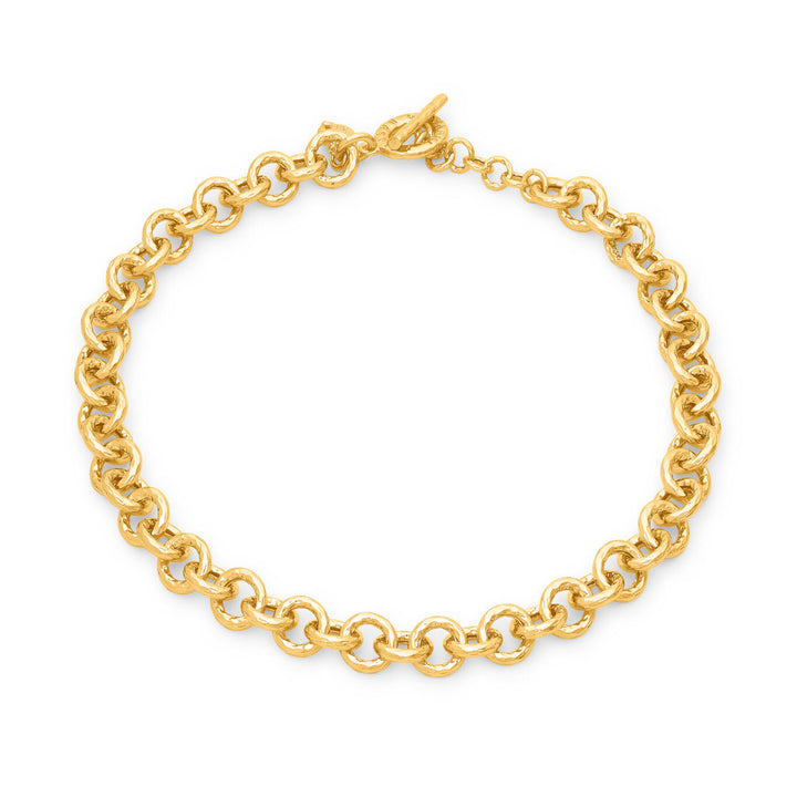 Giovanni Raspini medium pueblo necklace 18 kt gold plated necklace N0062