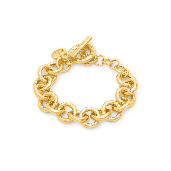 Giovanni Raspini medium pueblo armbånd 18 karat guldbelagt armbånd N0063
