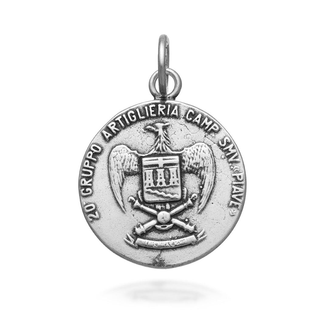 Giovanni Raspini Charm Artillery Medal 6902