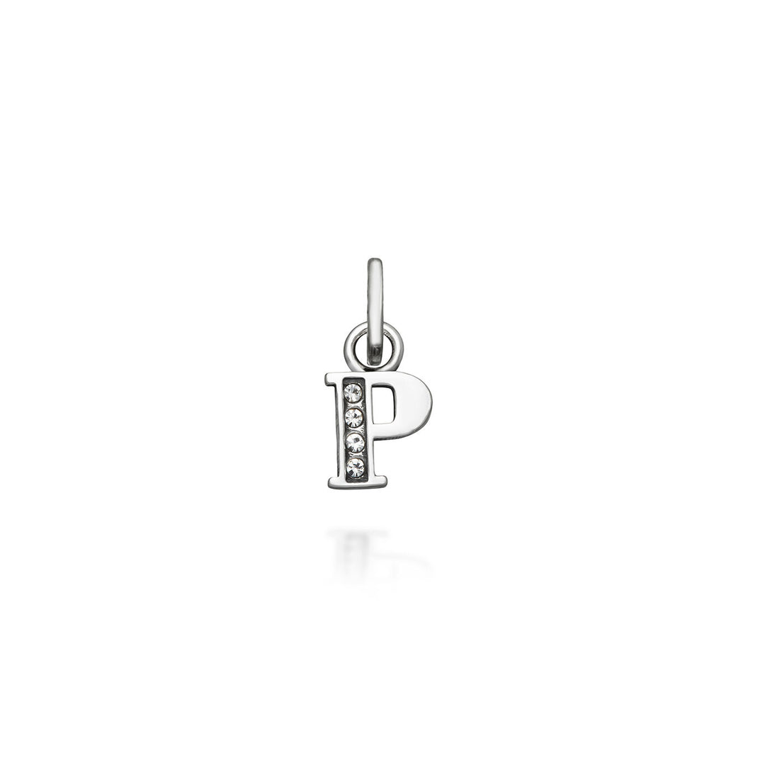 Giovanni Raspini Mini Charm "P" Krystal 12154