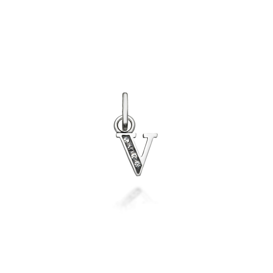 Giovanni Raspini Mini Charm "V" Crystal 12160