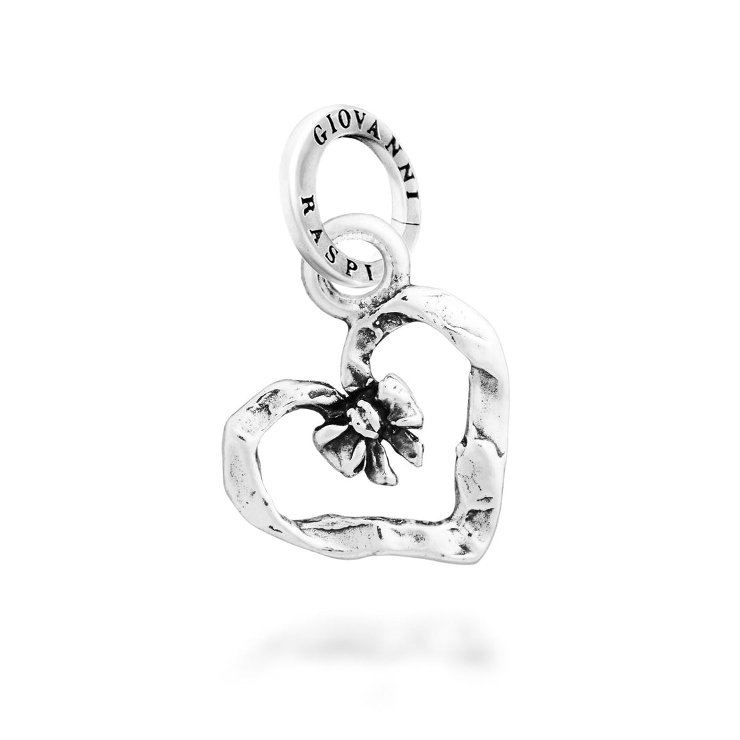 Giovanni Raspini Liten rosetthjärtaberlock - Silverberlock - 12725