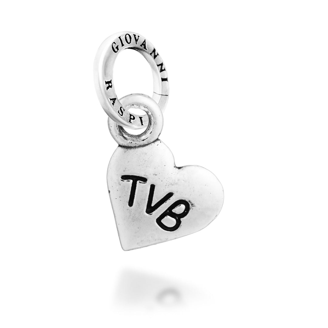 Giovanni Raspini Hjärtberlock "TVB" - Silverberlock - 12735