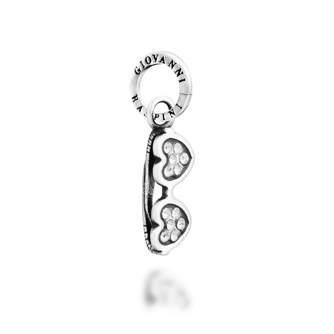 Giovanni Raspini Kristallglasögonberlock - Silver och zirkonberlock - 12757