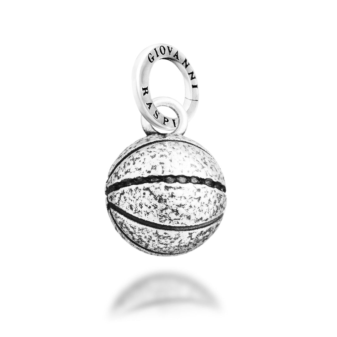 Giovanni Raspini Small Basketball Charm - Silver Charm - 12759