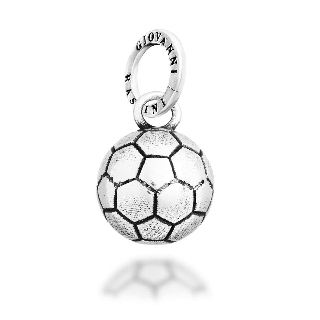 Giovanni Raspini Small Soccer Ball Charm - Silver Charm - 12762