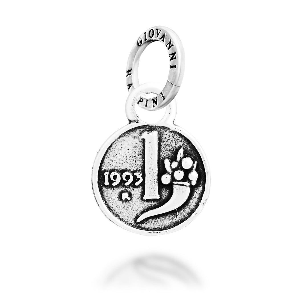 Giovanni Raspini Berlock 1 Liten Lira - Silver Berlock - 12815