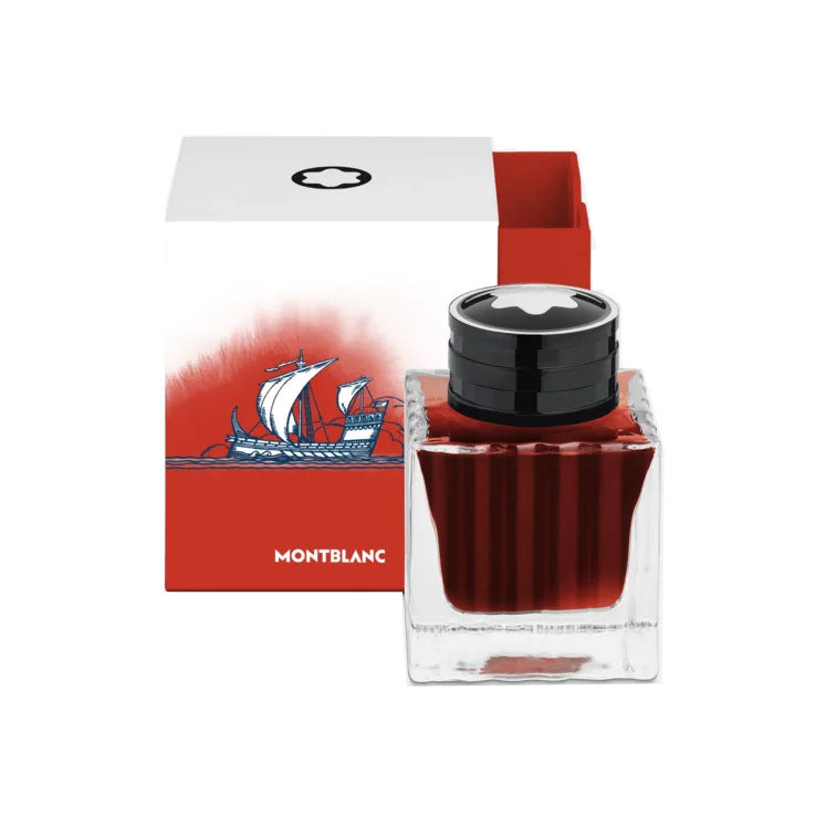 Montblanc Ink Boccetta 50ml Meisterstück X Olympic Heritage Paris 1924 Red 132952