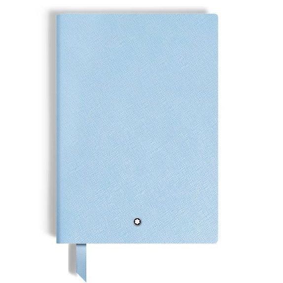 Montblanc Notizblock Nr. 146, liniert, Sartorial-Leder, Hellblau, 134759