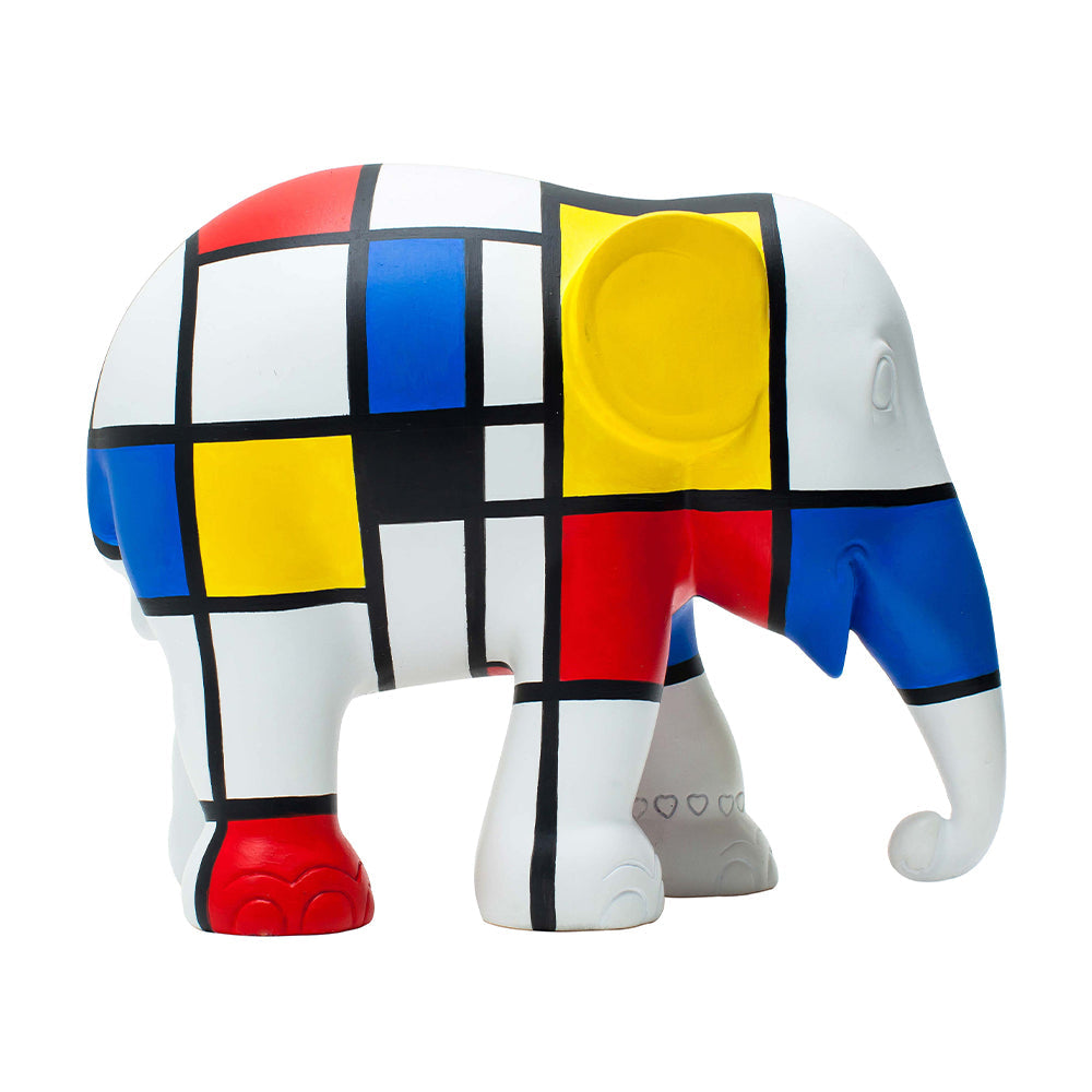 Elephant Parade Elefante Hommage til Mondriaan 15 cm Limited Edition 3000 Hommage til Mondriaan 15