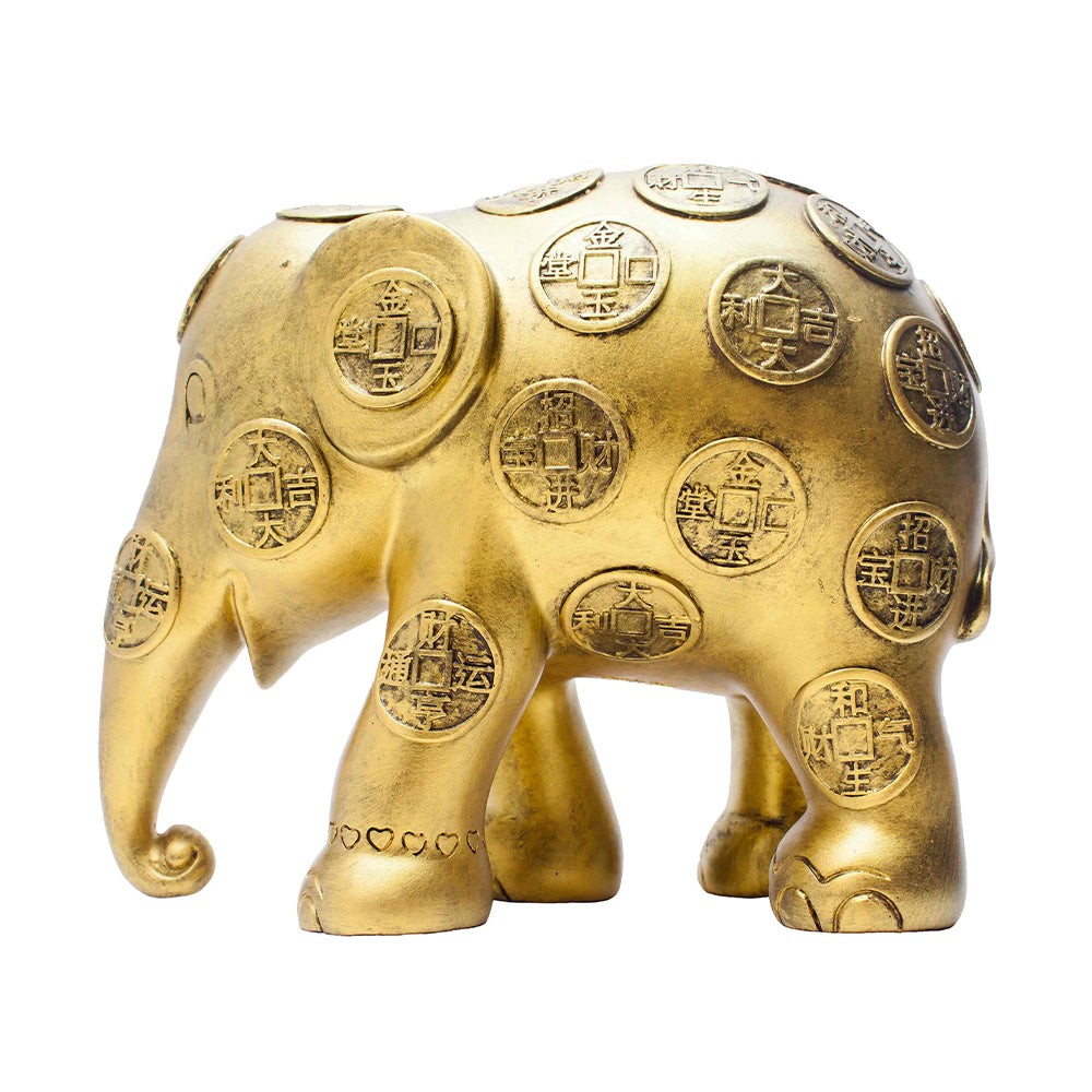 Elephant Parade Elefante Lucky Coins 10 cm Limited Edition 3500 Lucky Coins 10