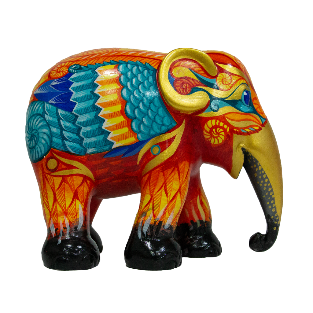 Elephant Parade Elefante Phoenix of the Ashes 15cm Limited Edition 3000 Phoenix of the Ashes 15