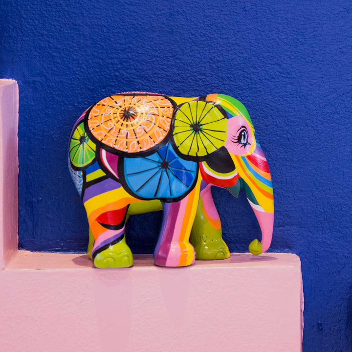 Elephant Parade Elefante Colours of Chiang Mai 15 cm Limited Edition 3000 Colours of Chiang Never 15