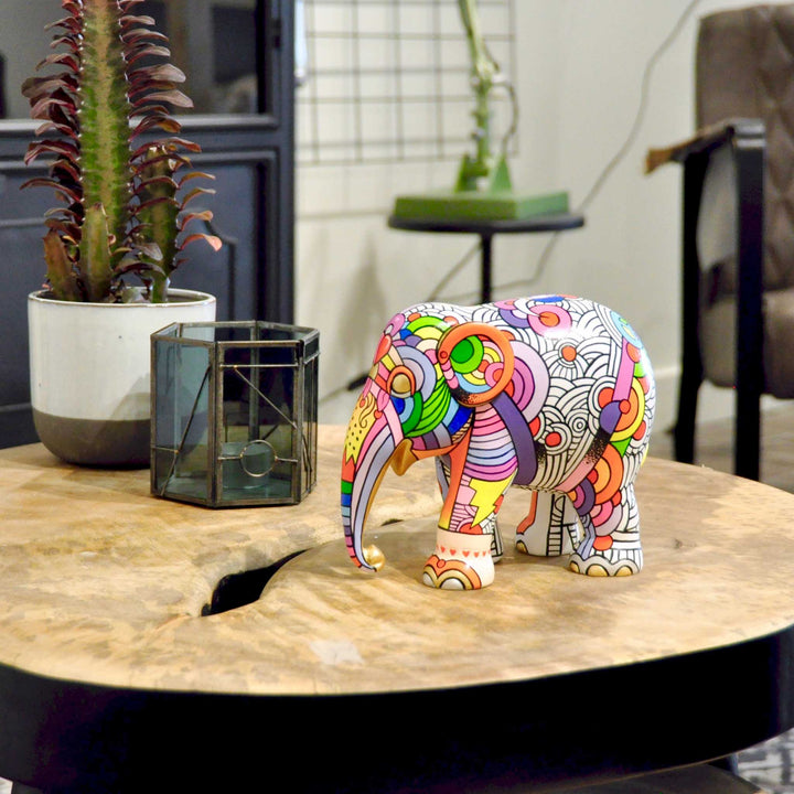 Elephant Parade elefant Fred, Kærlighed og Musik 15 cm Limited Edition 3000 styk