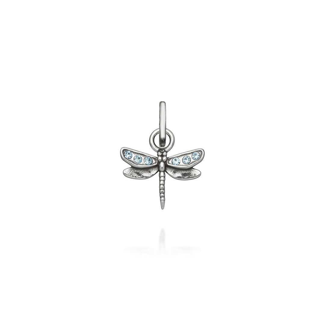 Giovanni Raspini Mini-Charm Libelle Kristall Celeste 12185