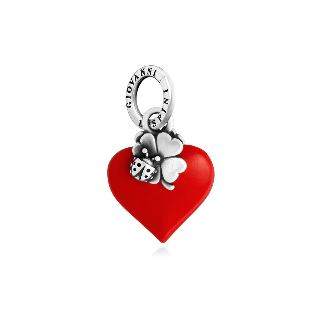 Giovanni Raspini Lucky Red Heart Charm 12466