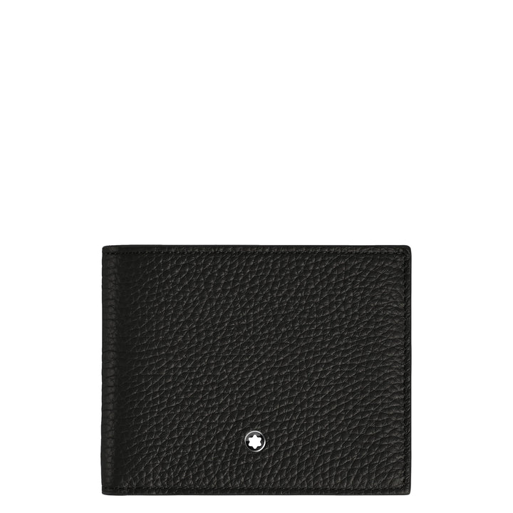 Montblanc wallet with coin purse 4 compartments black 220217