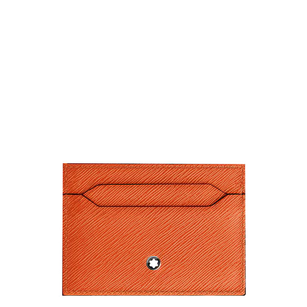 Montblanc 5-ficks korthållare i mandarin Sartorial läder 221352