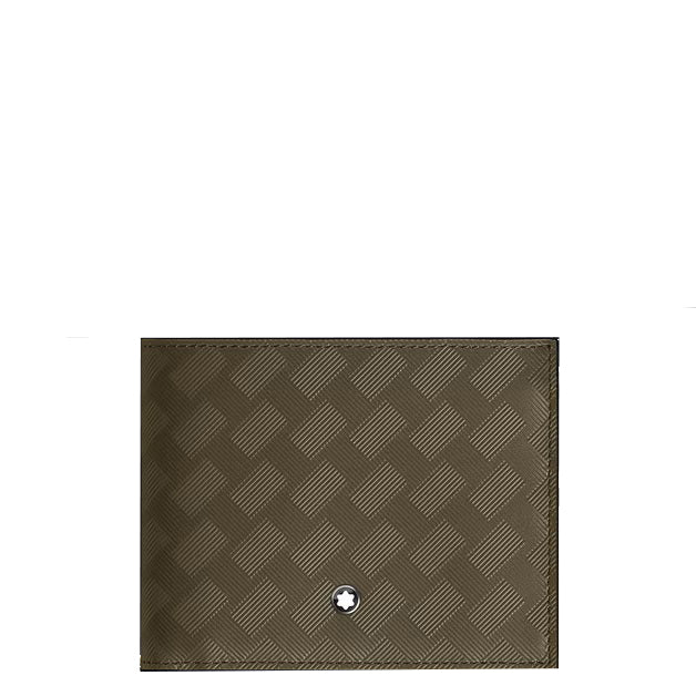 Montblanc 6-ficks plånbok i extremt läder khaki 221434