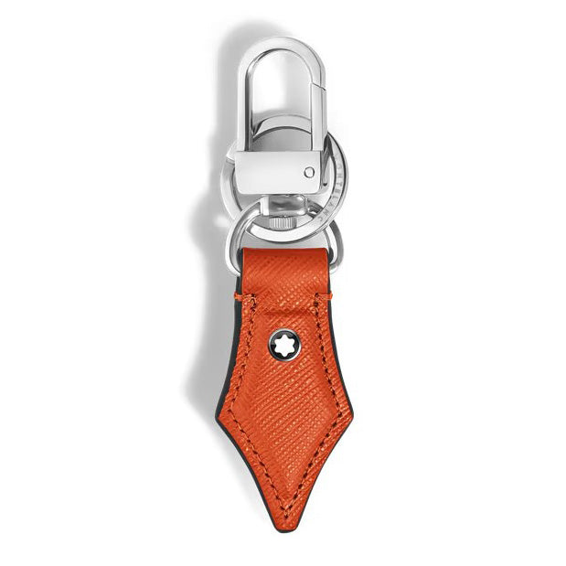 Montblanc nyckelring i form av en spets i Sartorial mandarinläder 221510