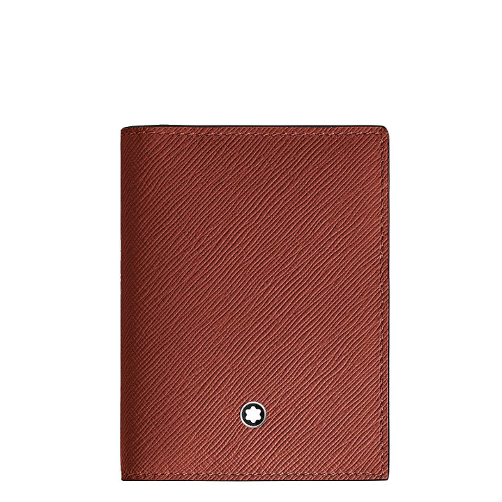 Montblanc kortholder 4 lommer Sartorial læder rød eg 223045