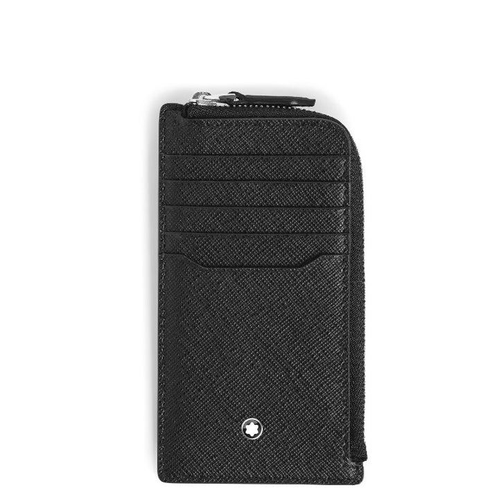 Montblanc kortholder 7 lommer med lynlås Sartorial læder sort 223121