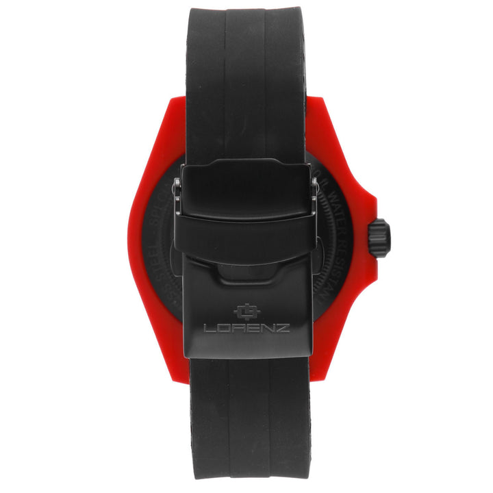 Lorenz Ocean Club Red Coral 40mm sort quartz ur 030268CC